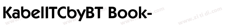 KabelITCbyBT Book字体转换